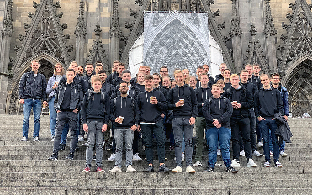 Auszubildende erlebten und entdecken Köln